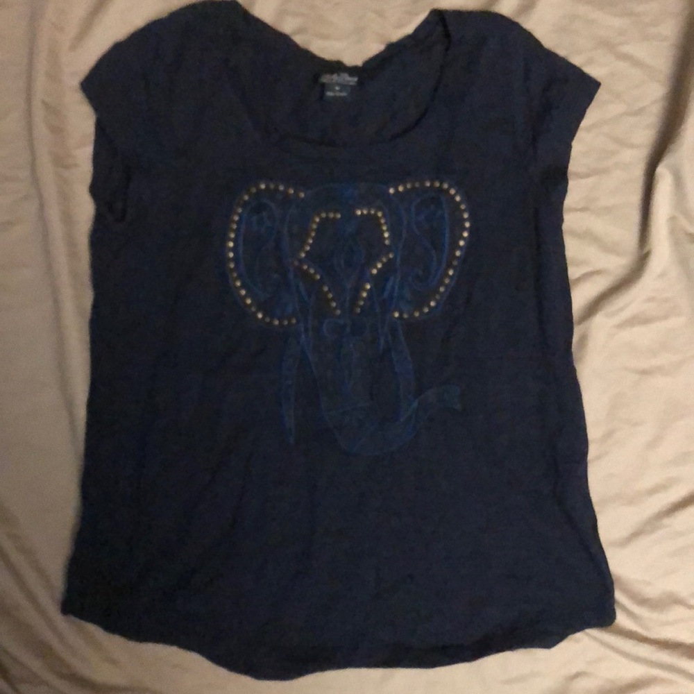 Elephant Lucky Brand tee shirt